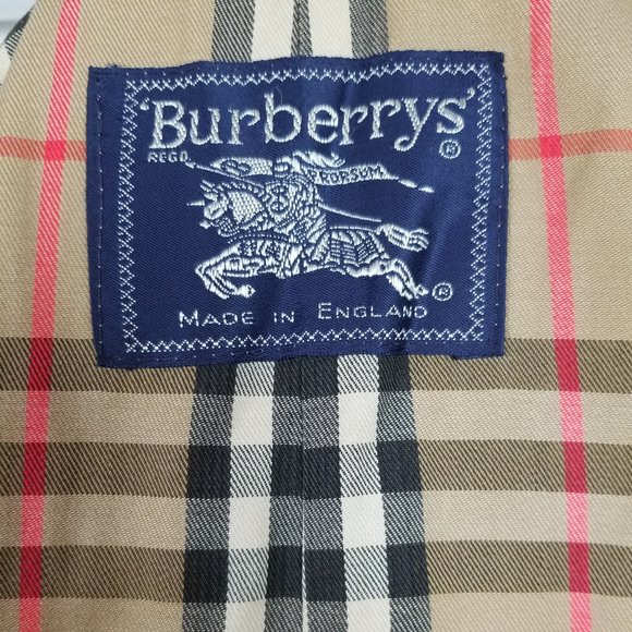 BURBERRY'S Classic Beige Trench Coat Plaid Liner - Picture 5 of 11